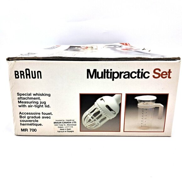 Braun Multipractic Set - MR700 - Type 4181 - Variable Speed- Complete Set - Picture 14 of 16
